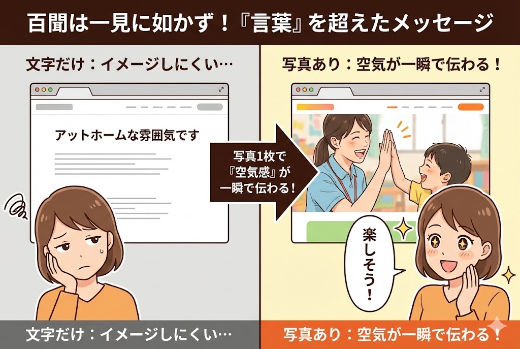 園児たちの笑顔が印象的なホームページ用写真