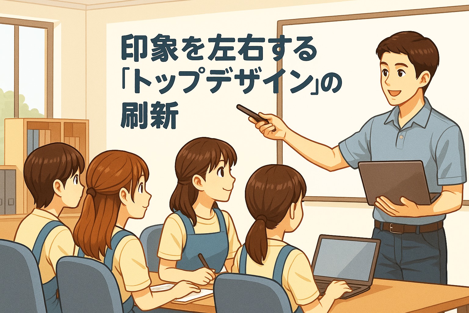 ホームページ改善による園の印象変化（ビフォーアフター事例）