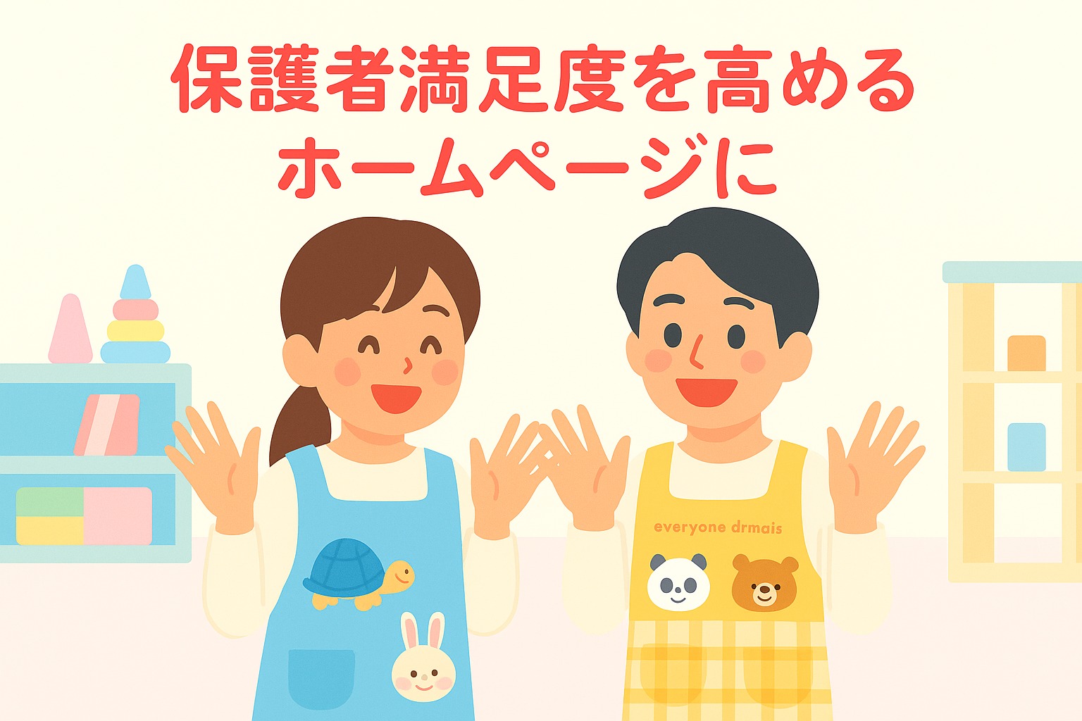 保護者満足度を高めるホームページに