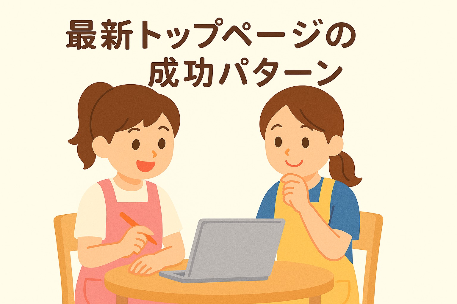 最新トップページの成功パターンとは