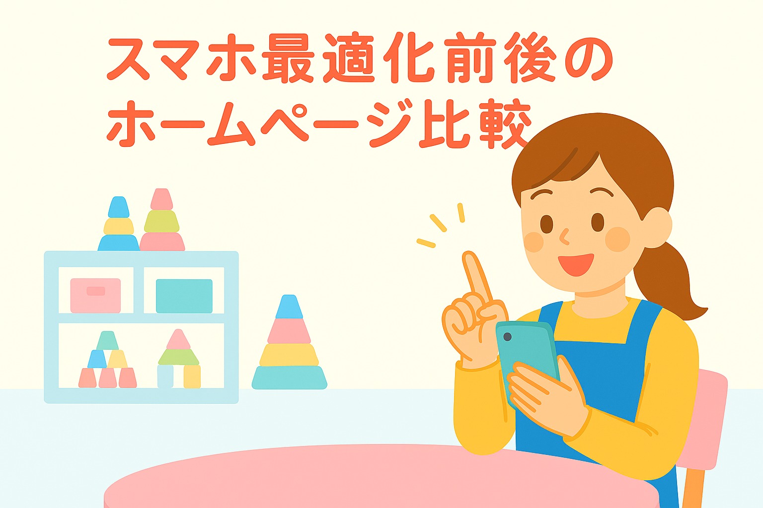 スマホ最適化前後のホームページ比較