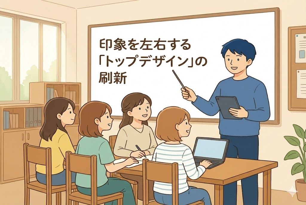 ホームページ改善による園の印象変化(ビフォーアフター事例)